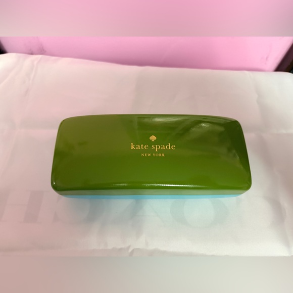 Kate Spade Green and Blue Sunglasses Case - Picture 3 of 5